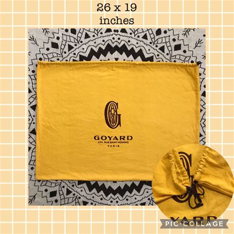 authentic goyard dust bag|buy a Goyard bag.